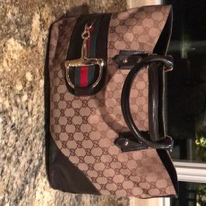 Vintage Top Handle Gucci Tote